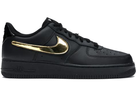 nike air force schwarz mit gold|nike air force 1 sneaker.